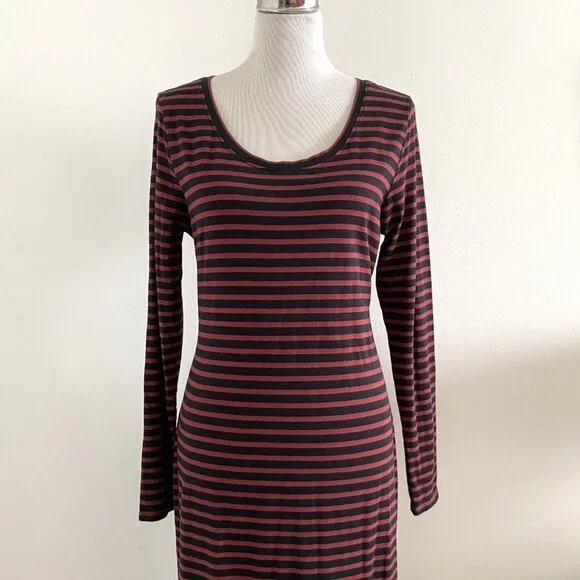 Peruvian Connection Andover Striped Maxi Dress Long Sleeve - Picture 10 of 12